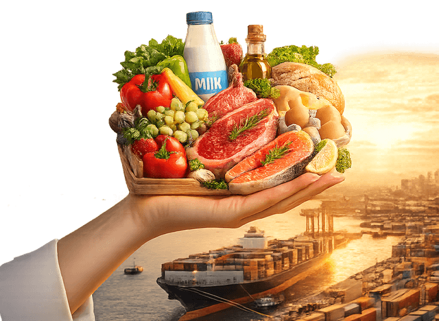 Fresh items delivered dockside