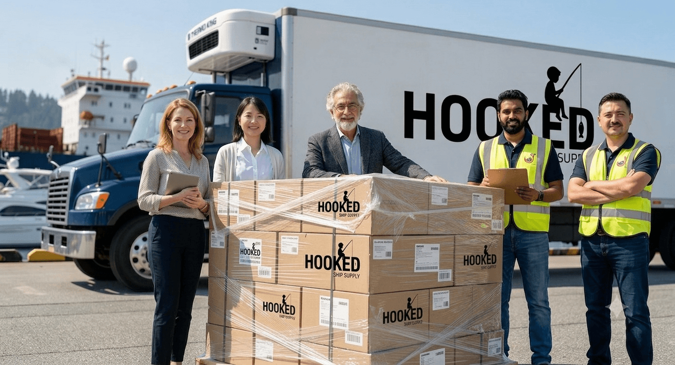 Hooked Ship Supply procurement team in Vancouver
